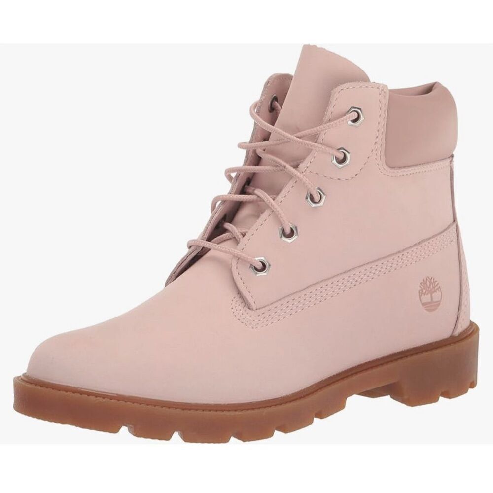 Timberland Classic 6-Inch Pink Waterproof Boots Unisex‎ Ankle Casual
